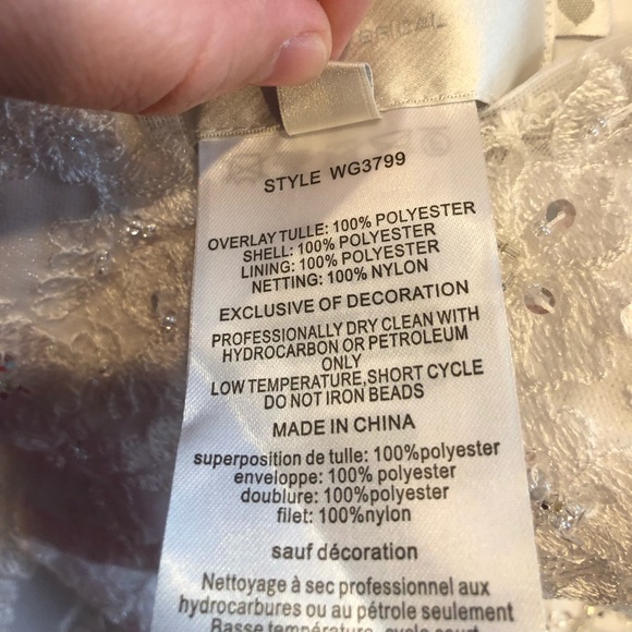 Jewel Lace Wedding Dress with Helter Neckline - Picture 5 of 11